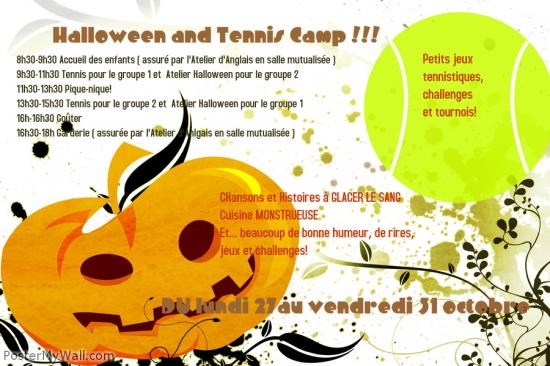 carte invitation halloween en anglais